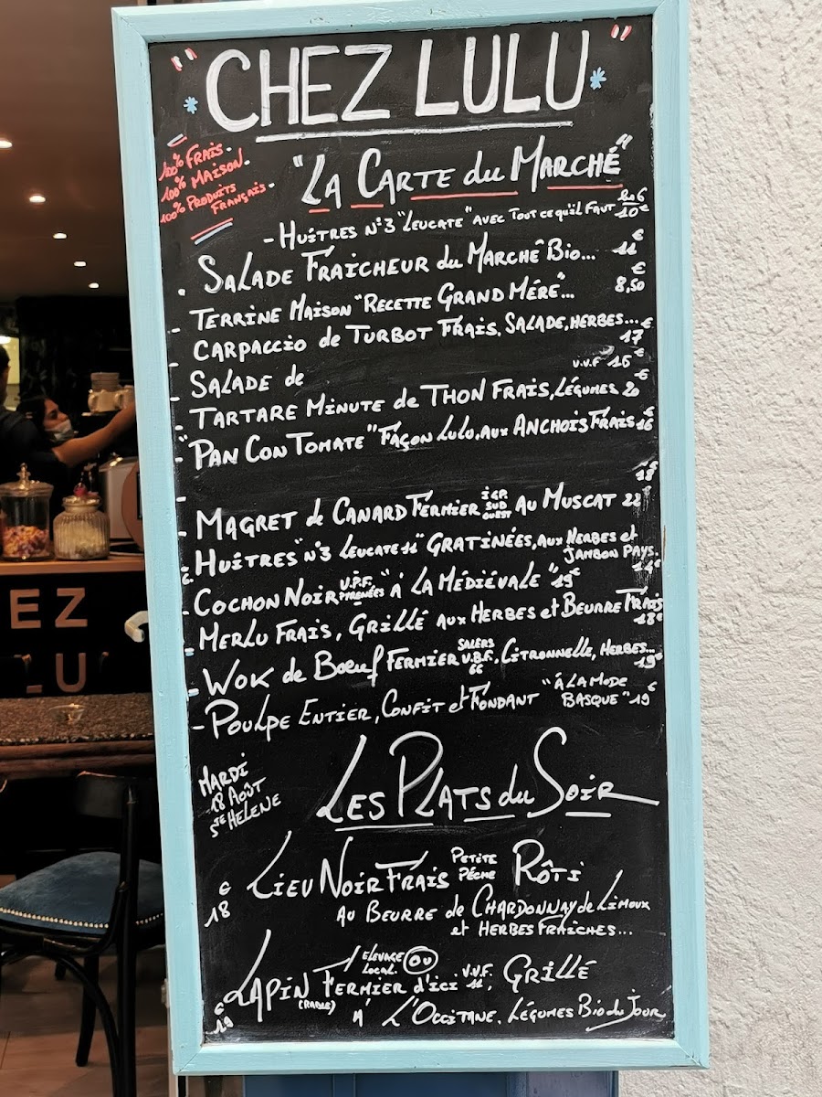 Chez Lulu Menu - Image 6